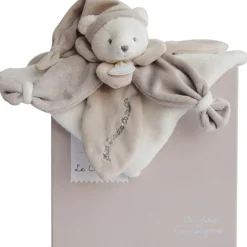 Sale Doudou et Compagnie Coffret doudou pétale J'aime mon doudou ours beige (24 cm)