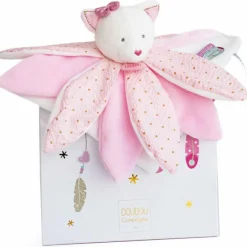 Coffret doudou pétales Chat Attrape-rêves|Doudou et Compagnie Discount