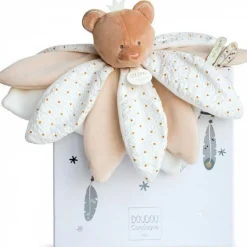Hot Doudou et Compagnie Coffret doudou pétales Ours Attrape-rêves