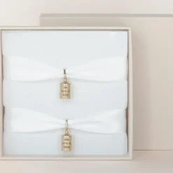 Coffret duo Pendentifs (plaqué or jaune)|Mon Petit Poids Discount