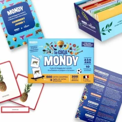 Sale Observe Édition Coffret Giga Mondy (600 cartes Montessori pour développer le langage)