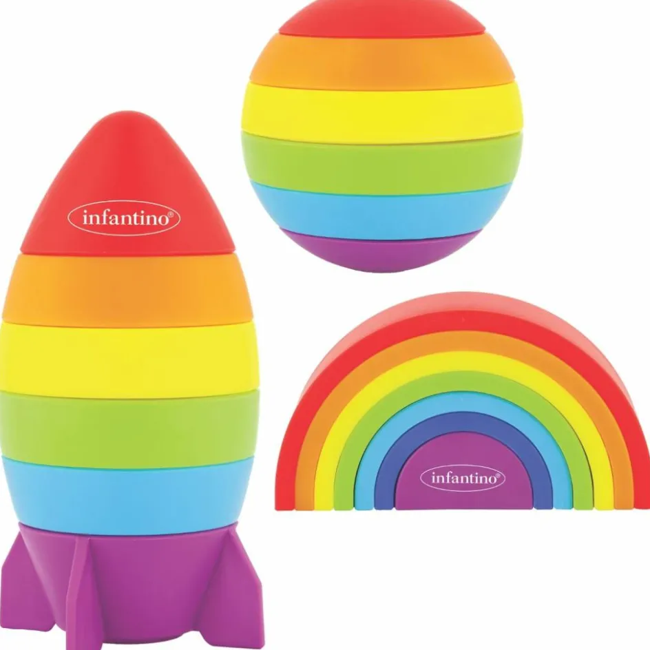 Coffret jouets d'éveil Rainbow|Infantino Discount