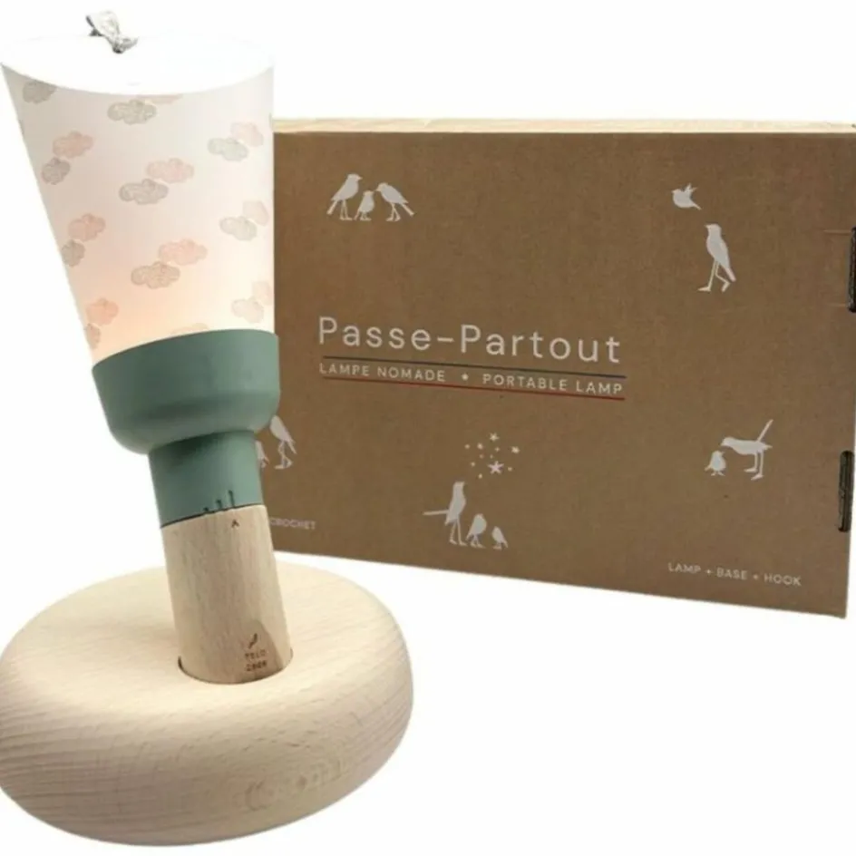 Outlet Maison Polochon Coffret lampe nomade 5 en 1 Nuage-Sauge