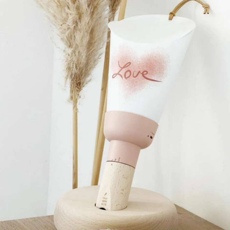 Hot Maison Polochon Coffret lampe nomade 5 en 1 Sweet Love-Rose poudré