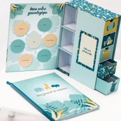 Coffret ma boîte à trésors et son journal de naissance Zanimo|Domiva
