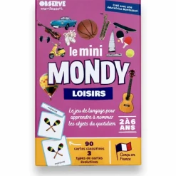 Coffret Mini Mondy (jeu de langage autour des loisirs)|Observe Édition