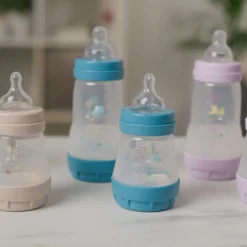 Discount MAM Coffret Naissance Sable (2 biberons+1 sucette+1 tétine débit 1)