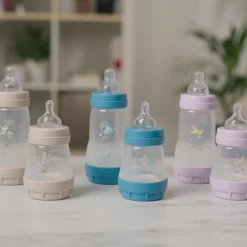 Discount MAM Coffret Naissance Sable (2 biberons+1 sucette+1 tétine débit 1)