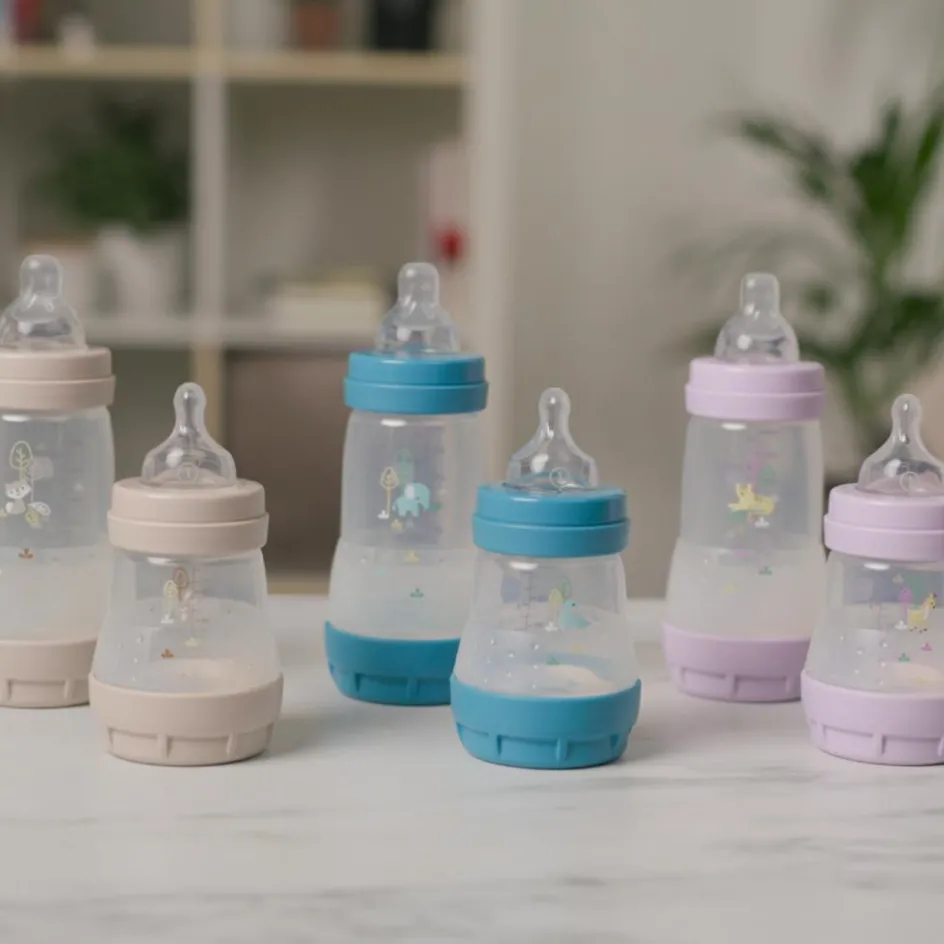 Discount MAM Coffret Naissance Sable (2 biberons+1 sucette+1 tétine débit 1)