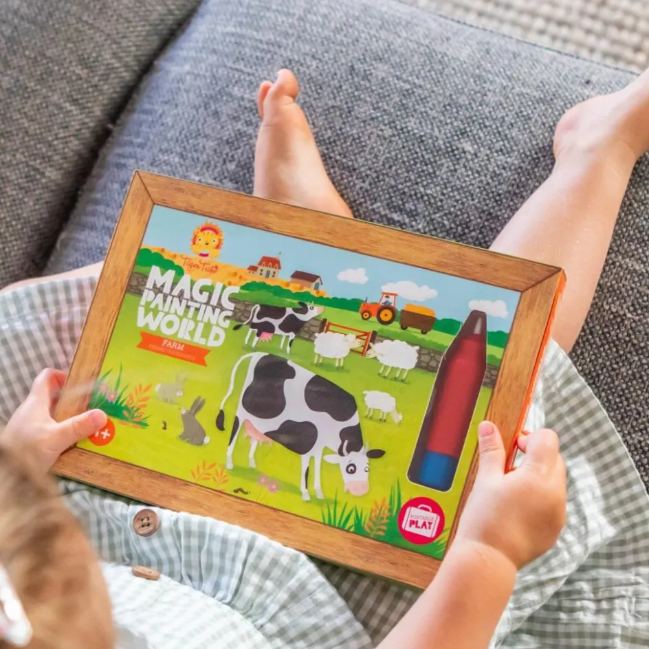 Hot Tiger Tribe Coffret peinture magique à l'eau ferme