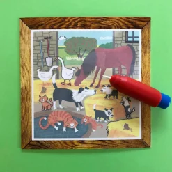 Hot Tiger Tribe Coffret peinture magique à l'eau ferme