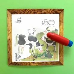 Hot Tiger Tribe Coffret peinture magique à l'eau ferme