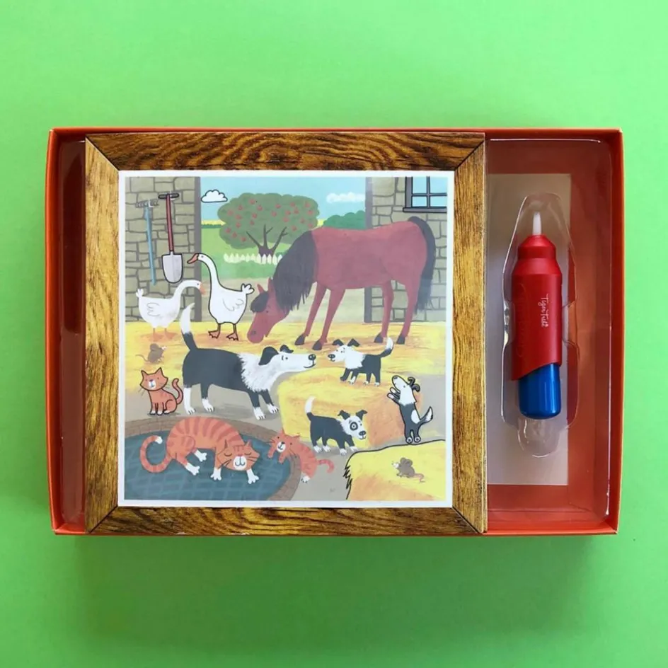 Hot Tiger Tribe Coffret peinture magique à l'eau ferme