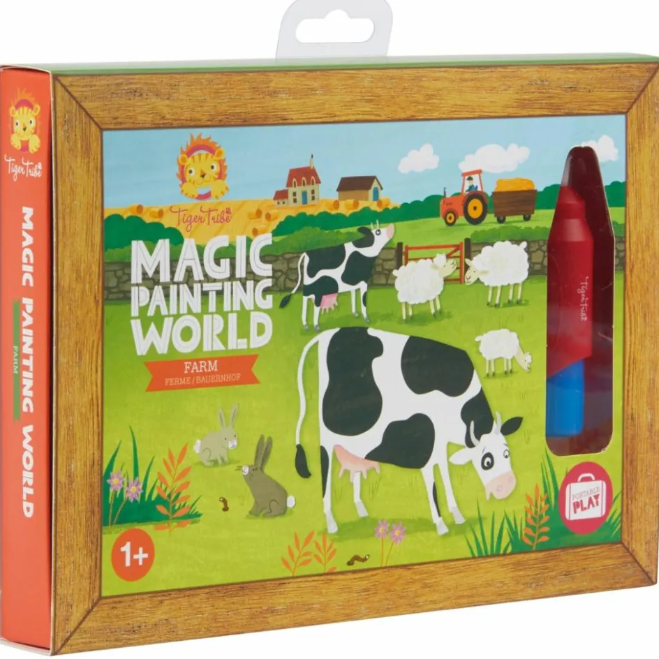 Hot Tiger Tribe Coffret peinture magique à l'eau ferme