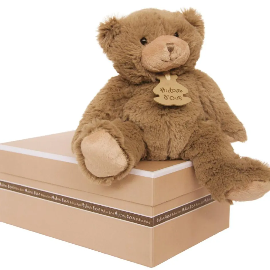 Coffret peluche Calin'ours Les Ours marron (25 cm)|Histoire d'Ours