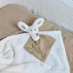 Coffret plaid et doudou Lapin Happy Wild|Doudou et Compagnie