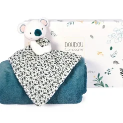 Sale Doudou et Compagnie Coffret plaid et doudou Yoca le koala