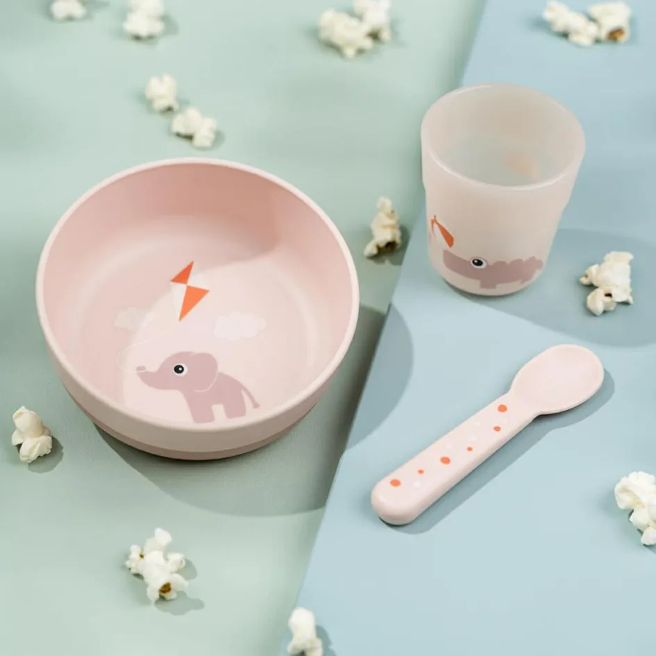 Coffret premier repas Foodie Playground rose|Done by Deer Best