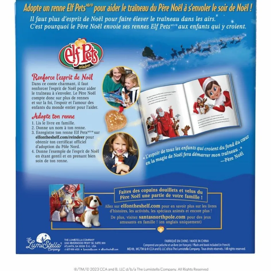 Clearance The Elf on the Shelf Coffret Renne Elf Pets et livre