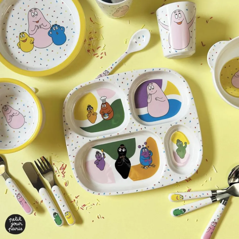 New Petit Jour Paris Coffret repas Barbapapa (5 pièces)