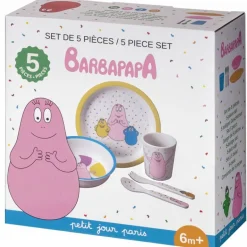 New Petit Jour Paris Coffret repas Barbapapa (5 pièces)