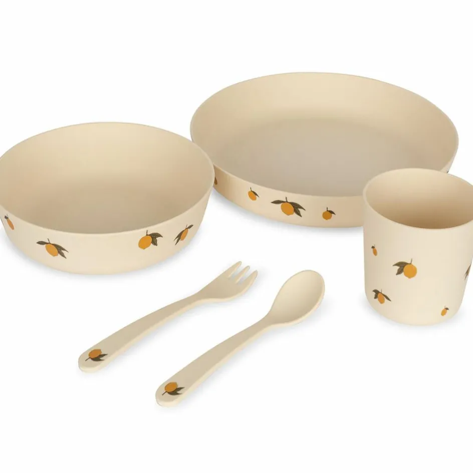 Best Konges Slojd Coffret repas Citron (4 pièces)