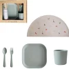Coffret repas en silicone Sage (5 pièces)|Mushie Sale