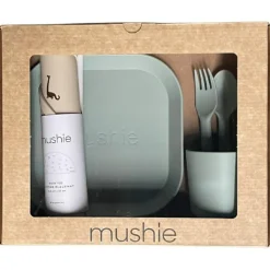 Coffret repas en silicone Sage (5 pièces)|Mushie Sale