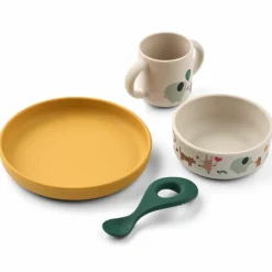 Online Liewood Coffret repas en silicone Vivi Around the world (4 pièces)