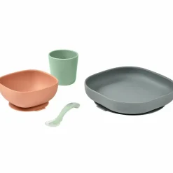 Coffret repas en silicone Minéral (4 pièces)|Béaba Clearance