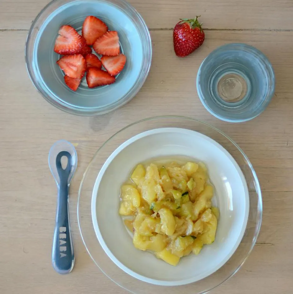 Discount Béaba Coffret repas en verre Duralex Jungle (3 pièces)