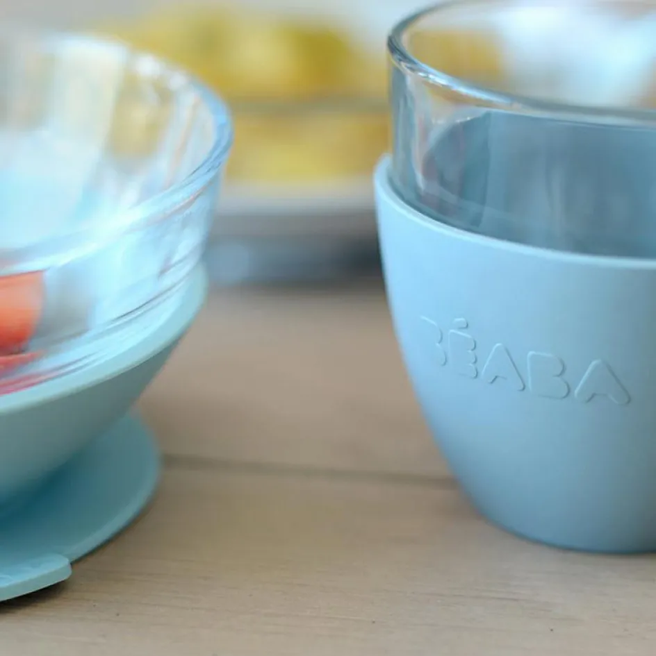 Discount Béaba Coffret repas en verre Duralex Jungle (3 pièces)