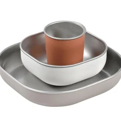 Coffret repas inox terracotta|Béaba Clearance