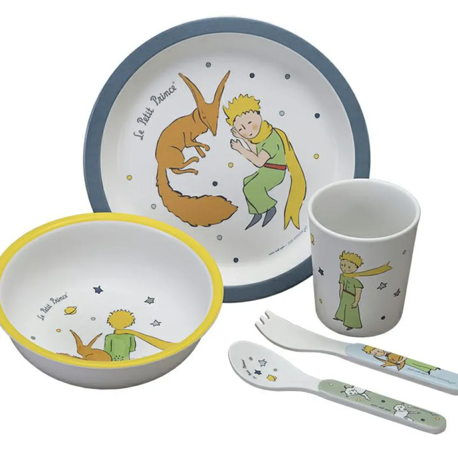 Clearance Petit Jour Paris Coffret repas Le Petit Prince bleu (5 pièces)