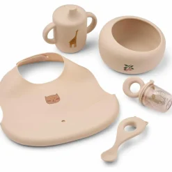 Coffret repas Mileah Apple Blossom (5 pièces)|Liewood