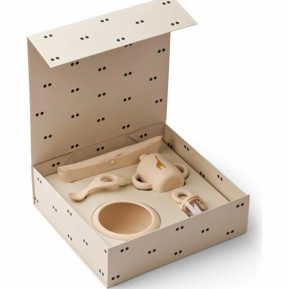 Coffret repas Mileah Apple Blossom (5 pièces)|Liewood