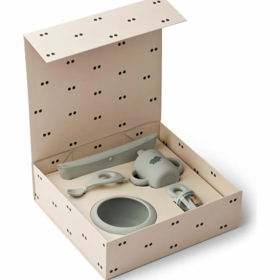 Coffret repas Mileah Dove Blue (5 pièces)|Liewood Best