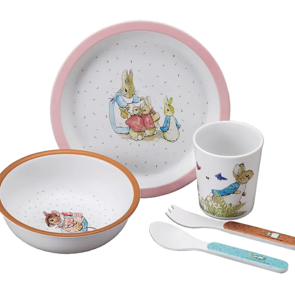 Coffret repas Pierre Lapin (5 pièces)|Petit Jour Paris Sale