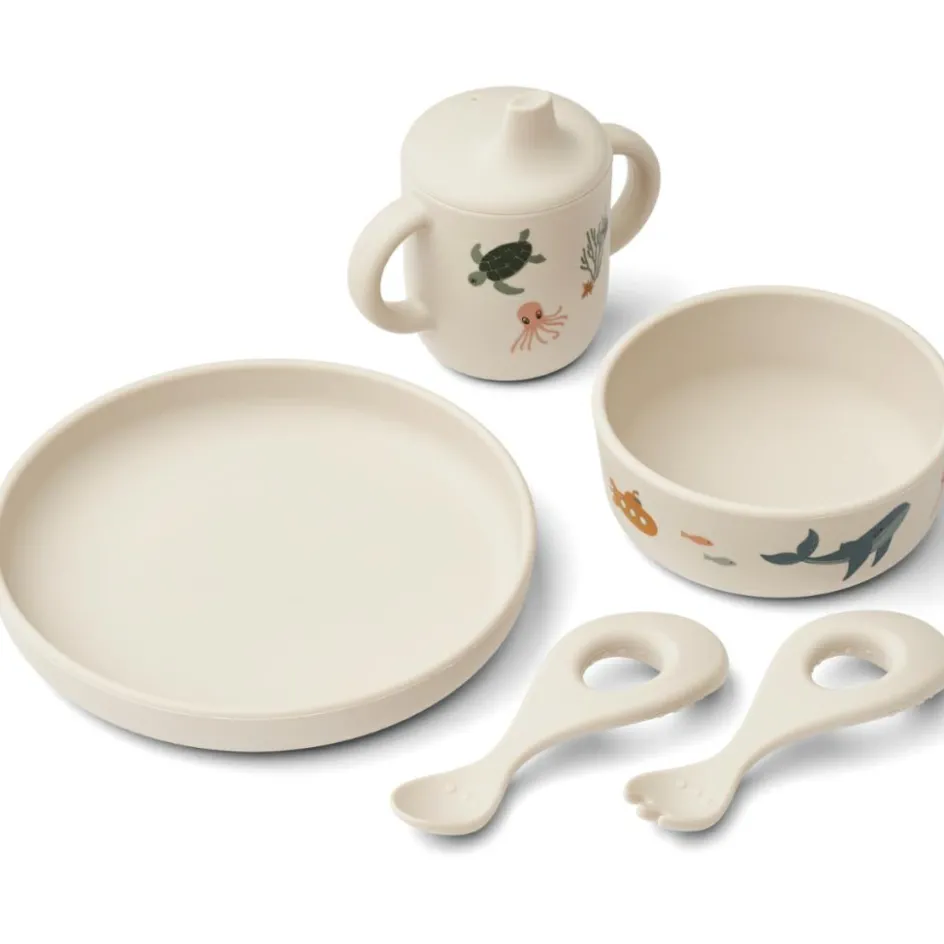 Online Liewood Coffret repas Ryle Sea Creature (5 pièces)