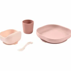Coffret repas silicone Barbe à papa (4 pièces)|Béaba Clearance