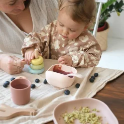 Coffret repas silicone Barbe à papa (4 pièces)|Béaba Clearance