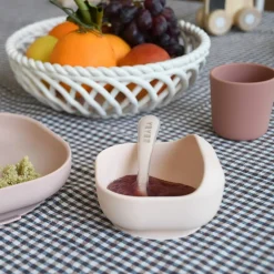 Coffret repas silicone Barbe à papa (4 pièces)|Béaba Clearance