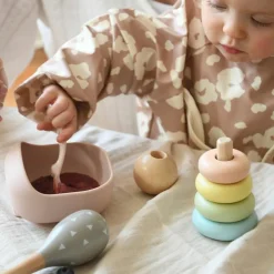 Coffret repas silicone Barbe à papa (4 pièces)|Béaba Clearance