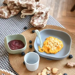 Béaba Coffret repas silicone Galet (4 pièces)