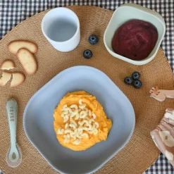 Béaba Coffret repas silicone Galet (4 pièces)