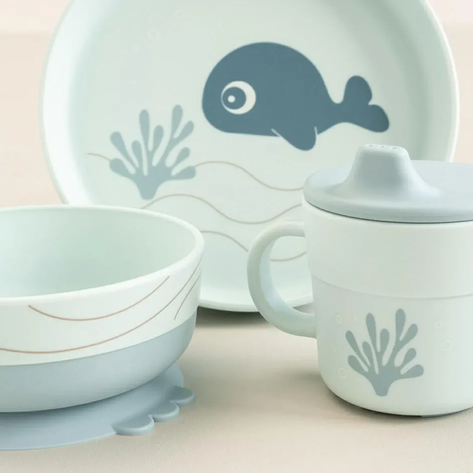 Coffret repas Wally Bleu (3 pièces) - Reconditionné|Done by Deer Outlet