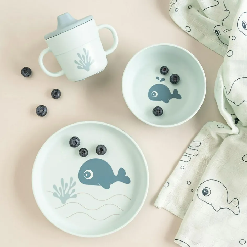 Coffret repas Wally Bleu (3 pièces)|Done by Deer Discount