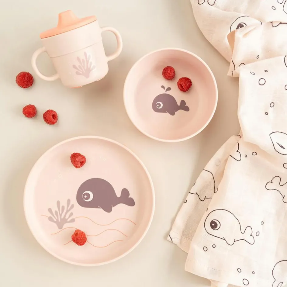 Coffret repas Wally Rose (3 pièces)|Done by Deer Sale