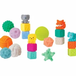 Coffret sensoriel Balls Blocks Buddies super soft|Infantino
