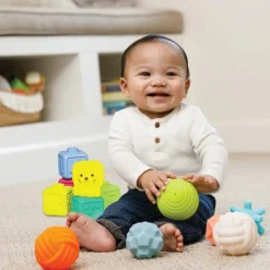 Coffret sensoriel Balls Blocks Buddies super soft|Infantino